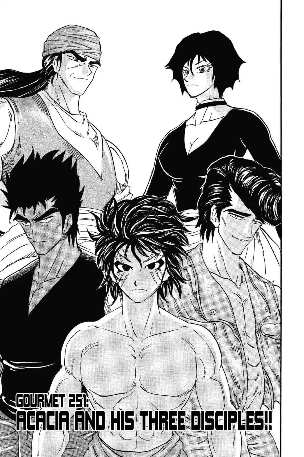 Read Toriko Chapter 251 - Vol.28 Gourmet 251: Acacia and His Three Disciples!! Online