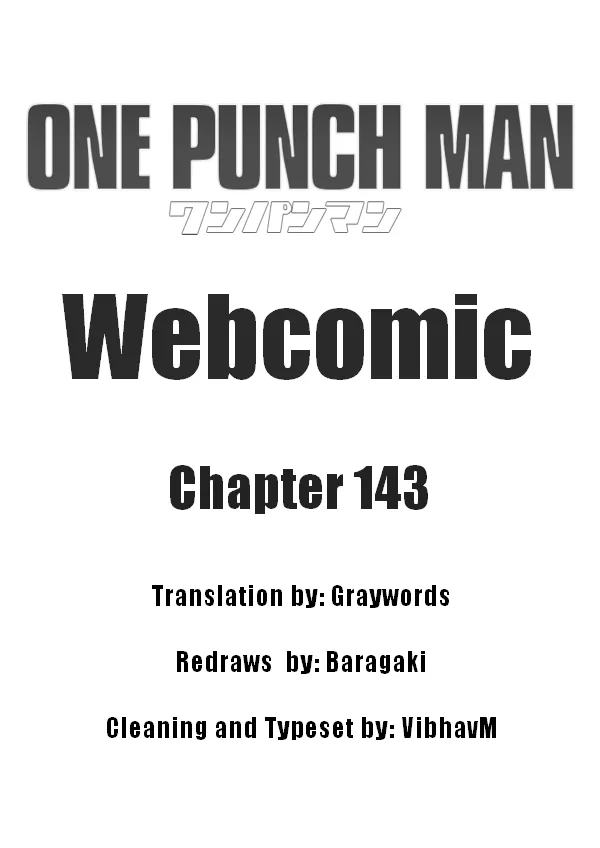 Read Onepunch-Man (ONE) Chapter 143 Online