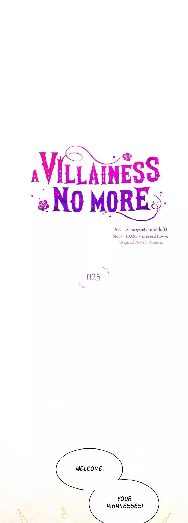 Read A Villainess No More Chapter 25 Online