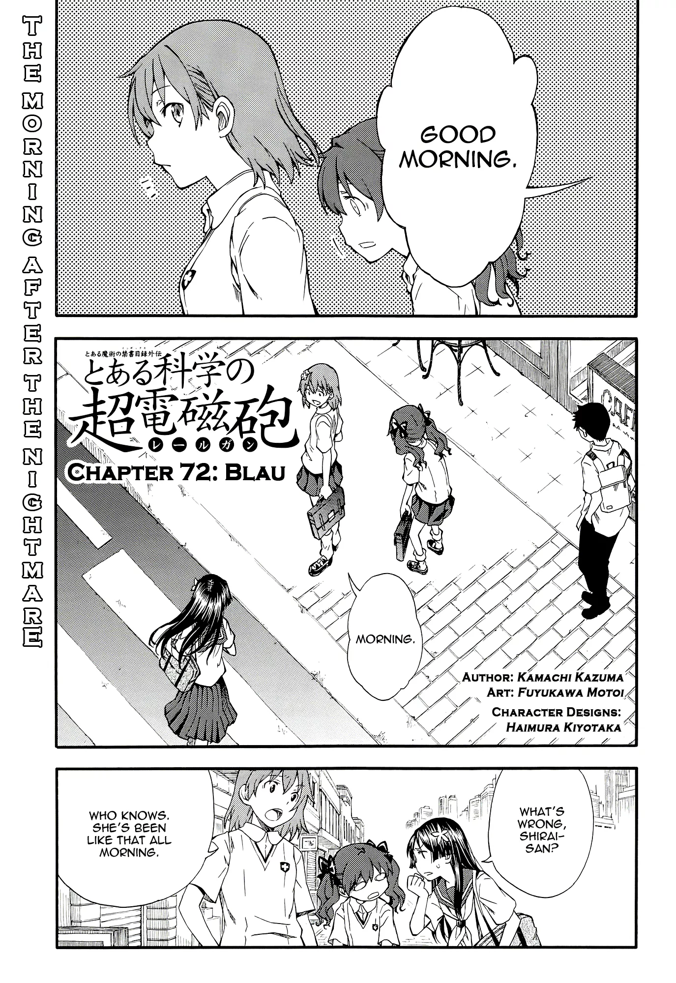 Read To Aru Kagaku no Railgun Chapter 72 - BLAU Online