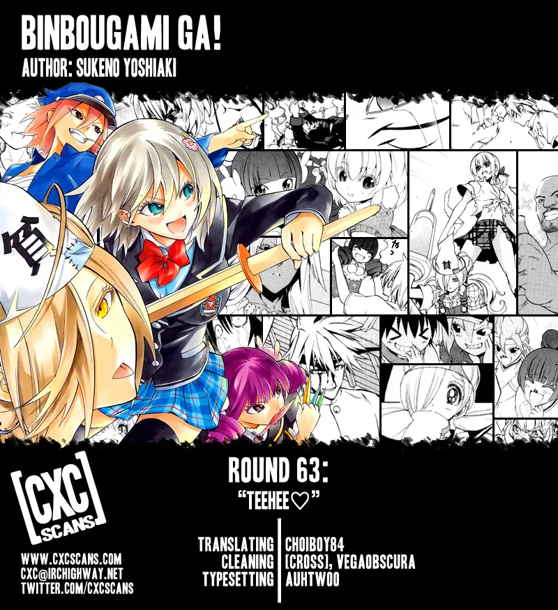 Read Binbougami ga! Chapter 63 - Teehee♡ Online