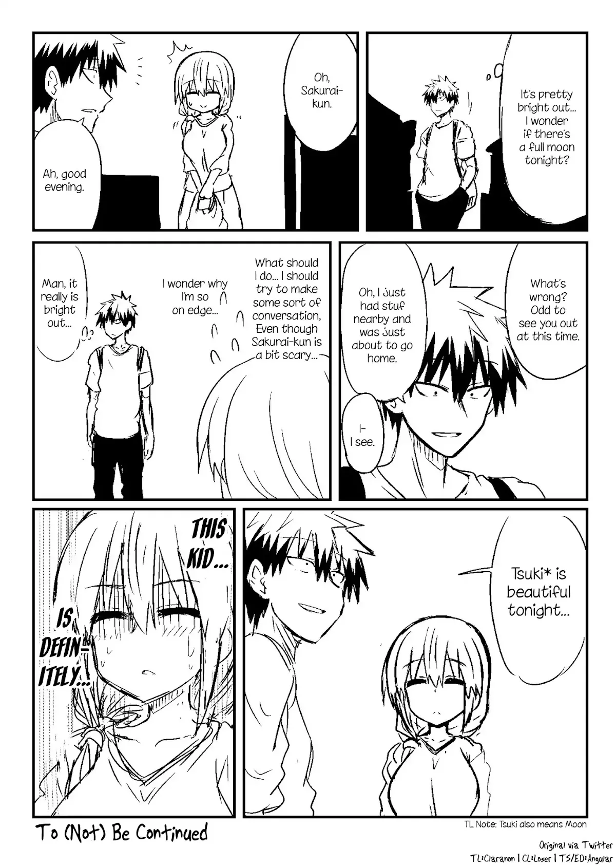 Read Uzaki-chan wa Asobitai! Chapter 24.1 - Twitter Bonus Comic Online