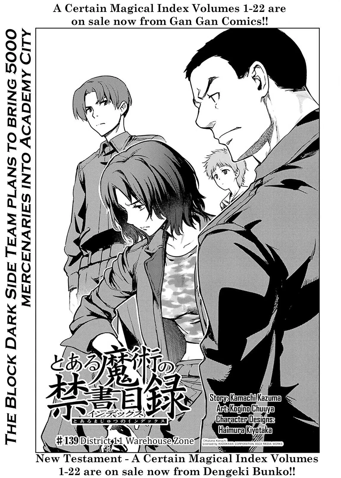 Read To Aru Majutsu no Kinsho Mokuroku Chapter 139 - District 11 Warehouse Zone Online