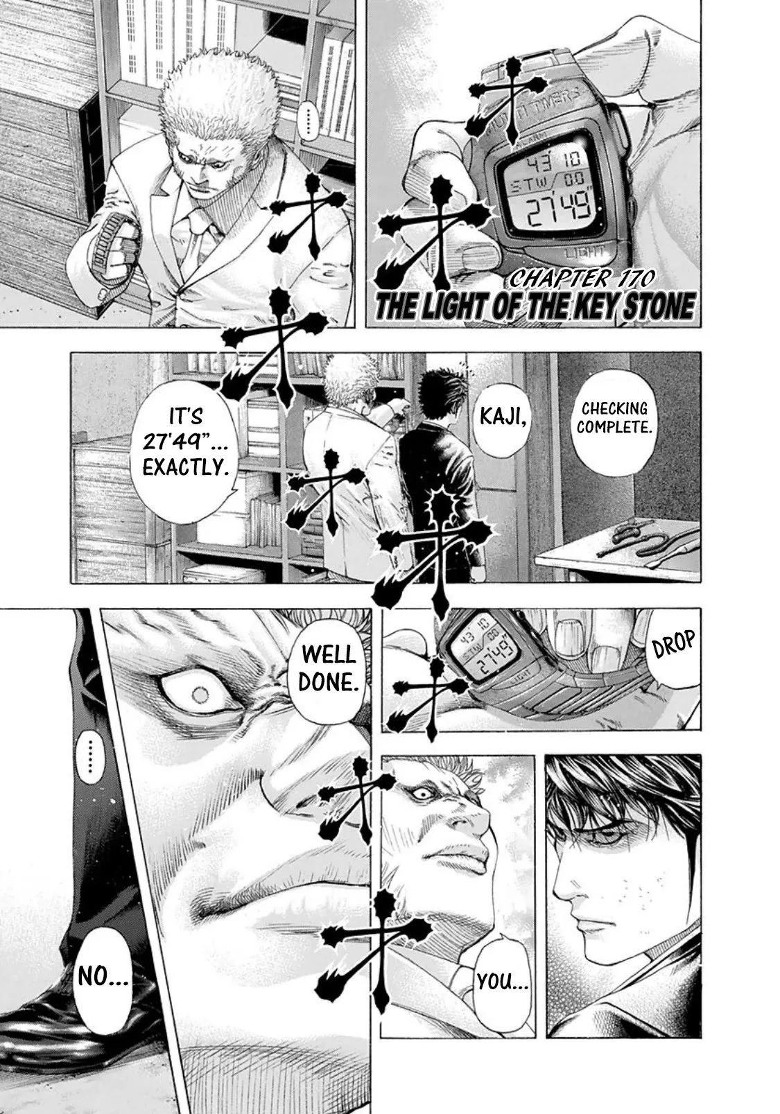 Read Usogui Chapter 170 - The Light Of The Key Stone Online