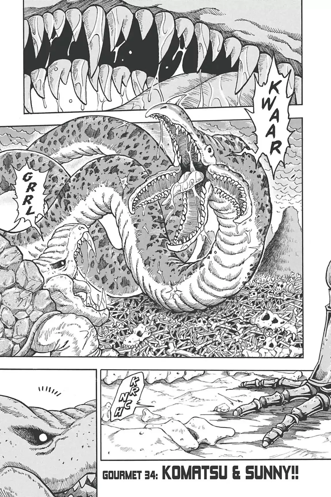 Read Toriko Chapter 34 - Vol.4 Gourmet 34: Komatsu & Sunny!! Online