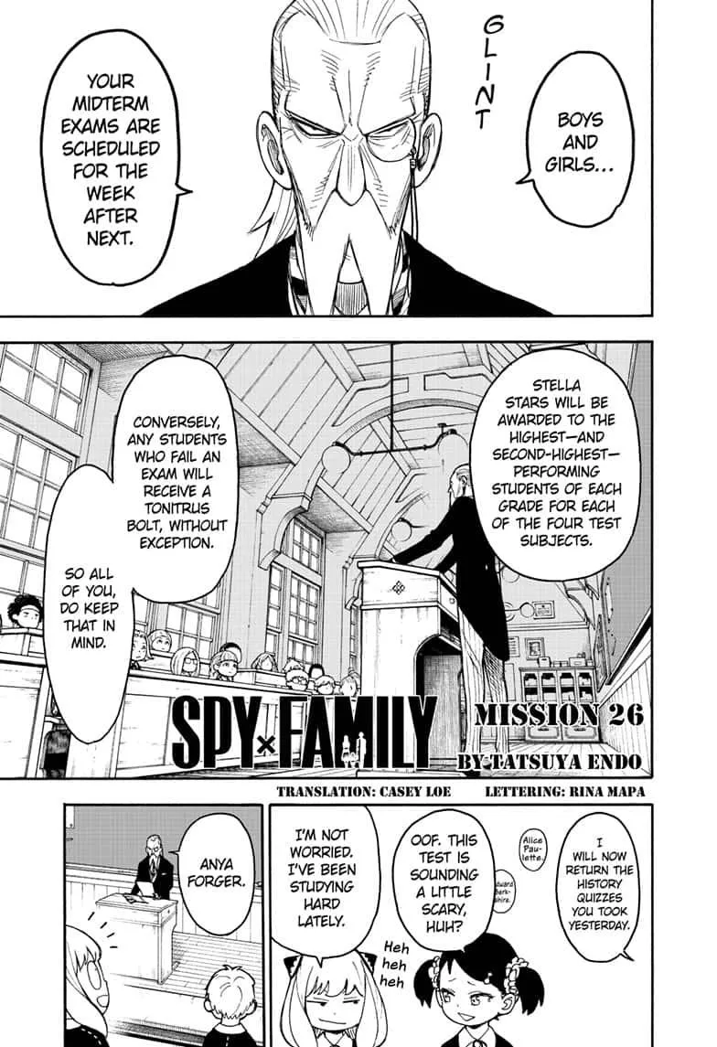 Read SPY x FAMILY Chapter 26 Online