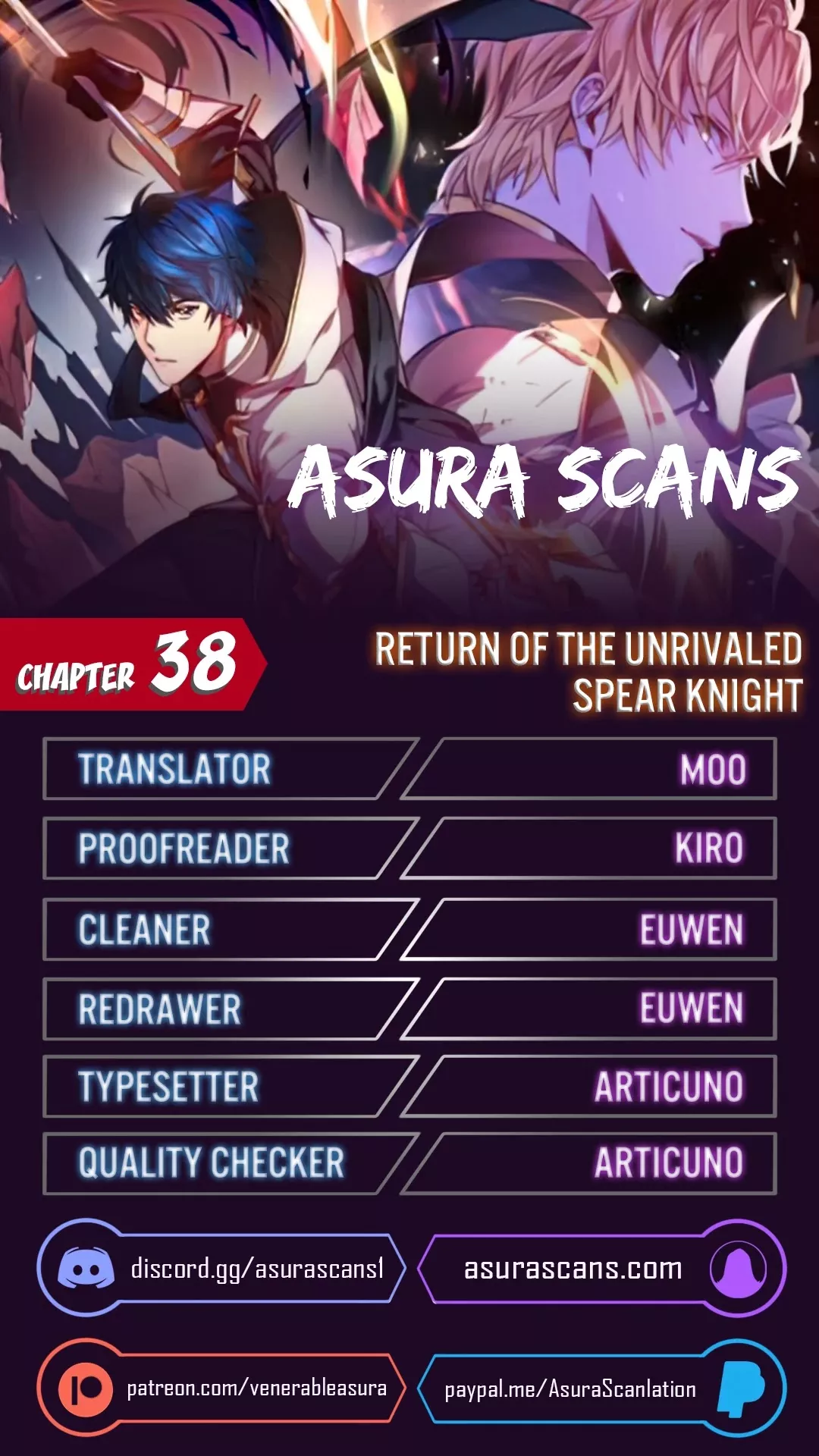 Read Return of the Legendary Spear Knight Chapter 38 Online