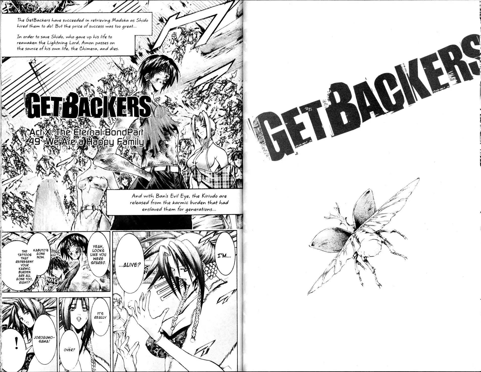Read Get Backers Chapter 210 - Act X: The Eternal Bond (49): We Are a Happy Family Online