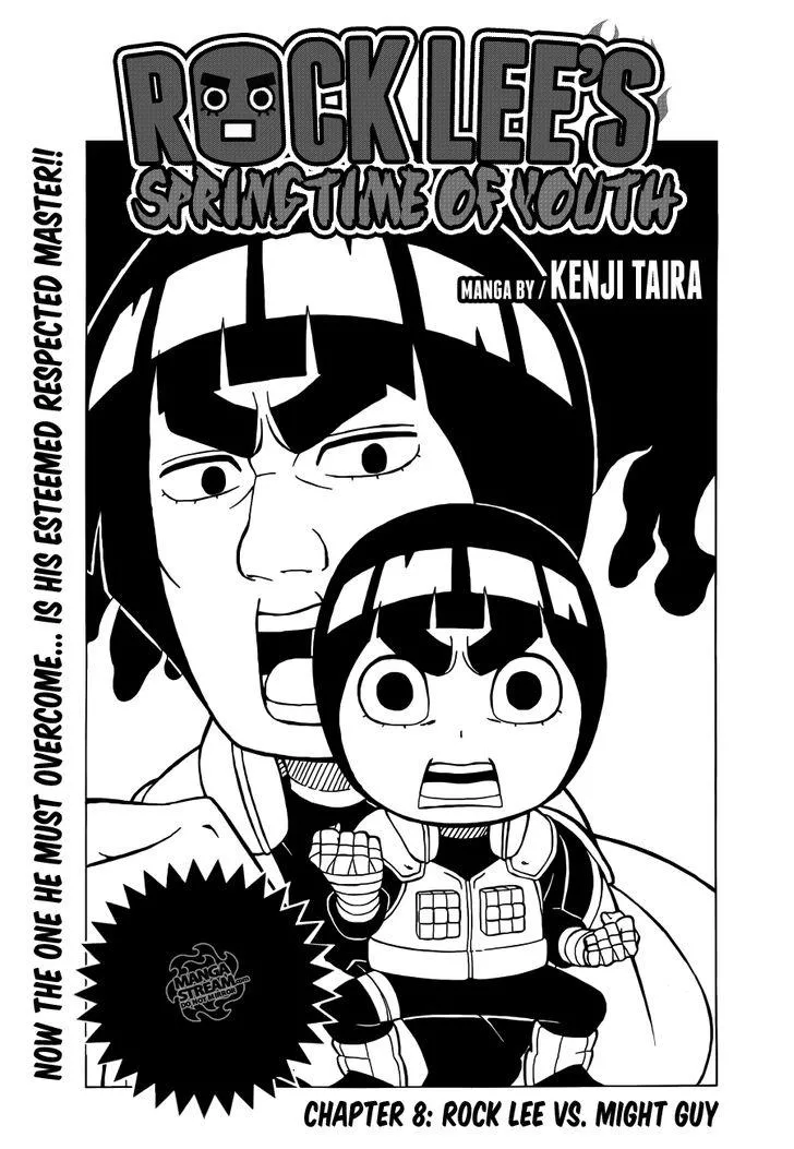 Read Rock Lee no Seishun Full-Power Ninden Chapter 8 - Rock Lee Vs. Might Guy Online