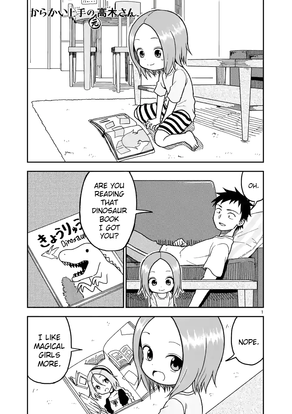 Read Karakai Jouzu no (Moto) Takagi-san Chapter 106 - Dinosaurs Online