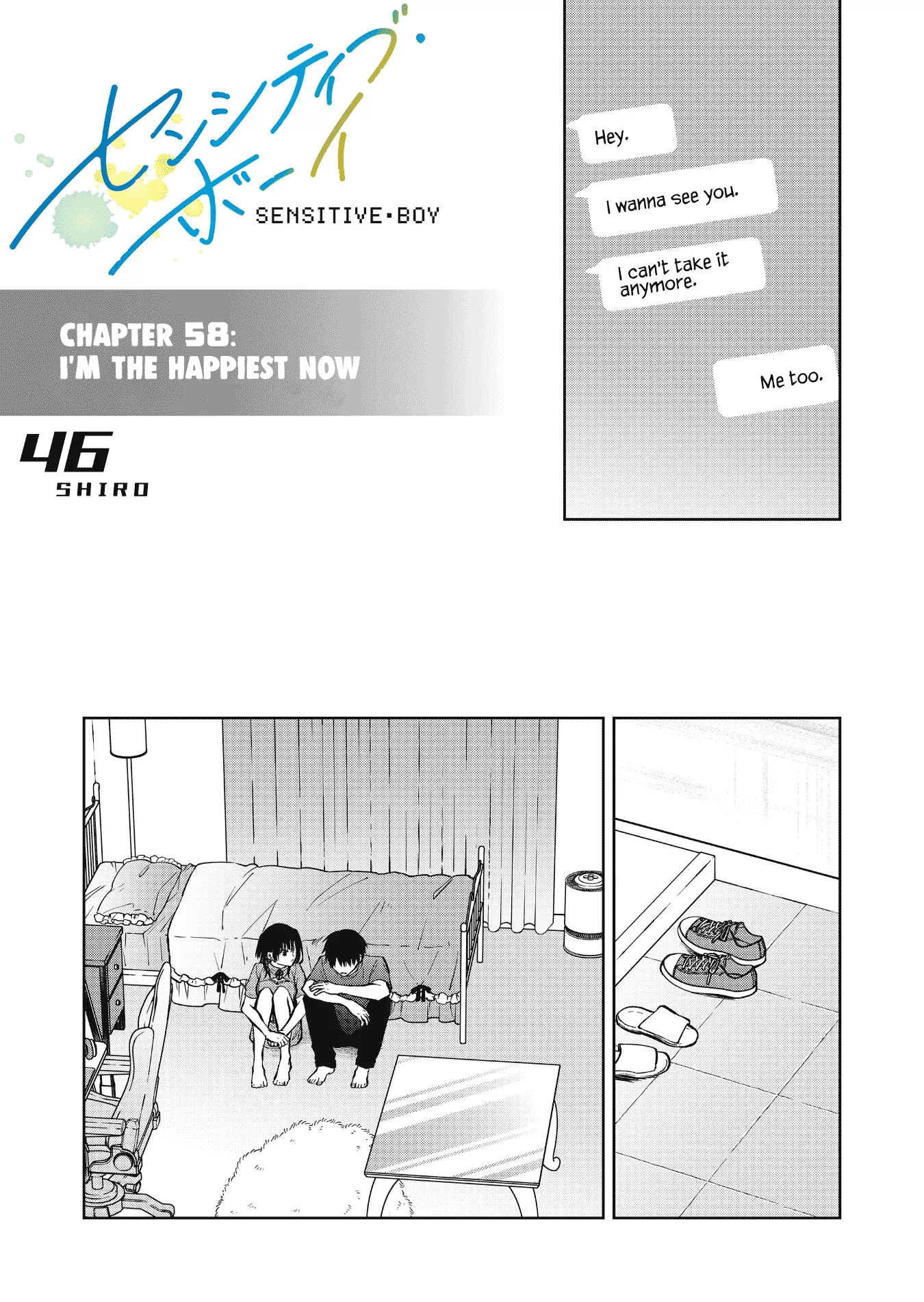 Read Sensitive Boy Chapter 58 - I'm the happiest now Online