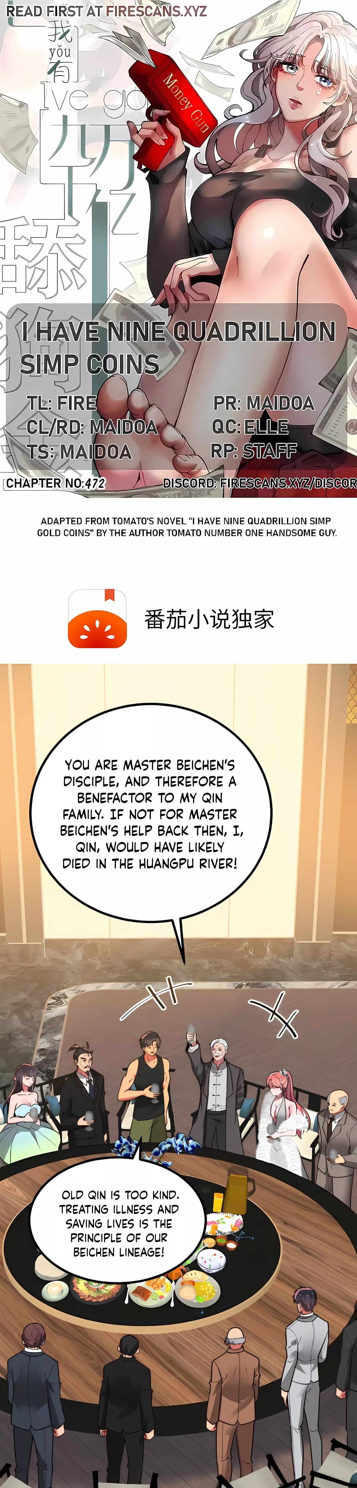 Read I Have Nine Quadrillion Simp Gold Coins Chapter 472 Online