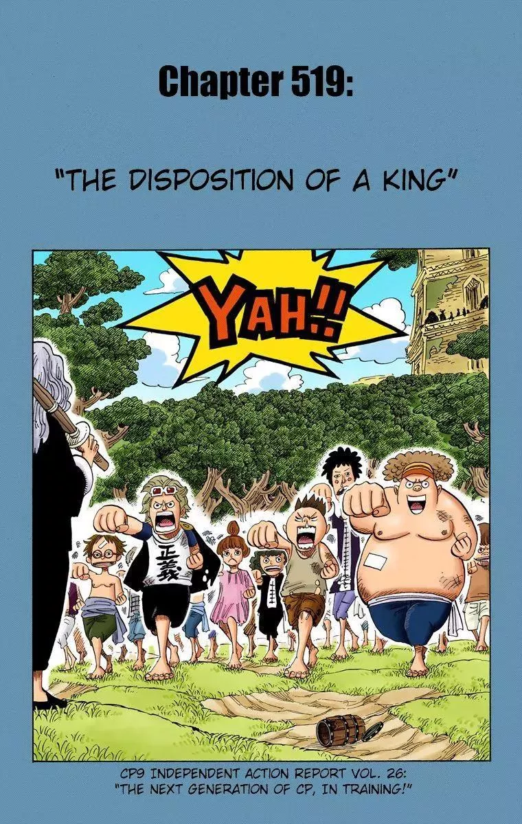 Read One Piece Chapter 519 - The Disposition of a King Online