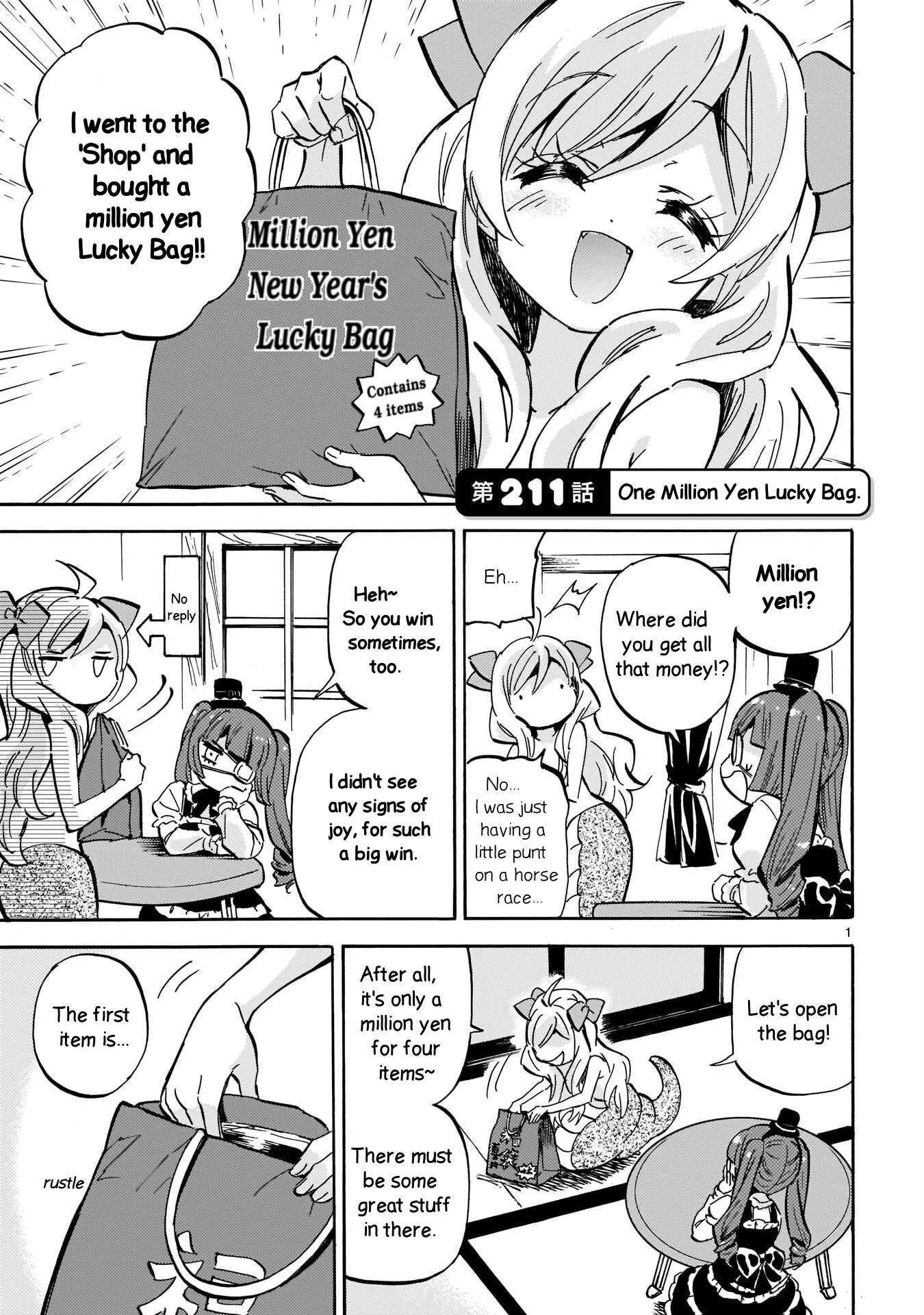 Read Jashin-chan Dropkick Chapter 211 - One Million Yen Lucky Bag Online