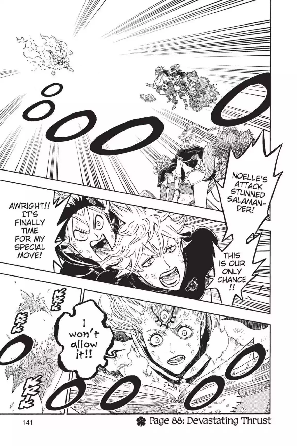 Read Black Clover Chapter 88 - Vol.10 Page 88: Devastating Thrust Online