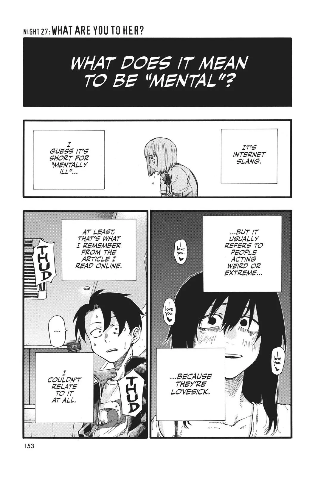 Read Yofukashi no Uta Chapter 27 Online