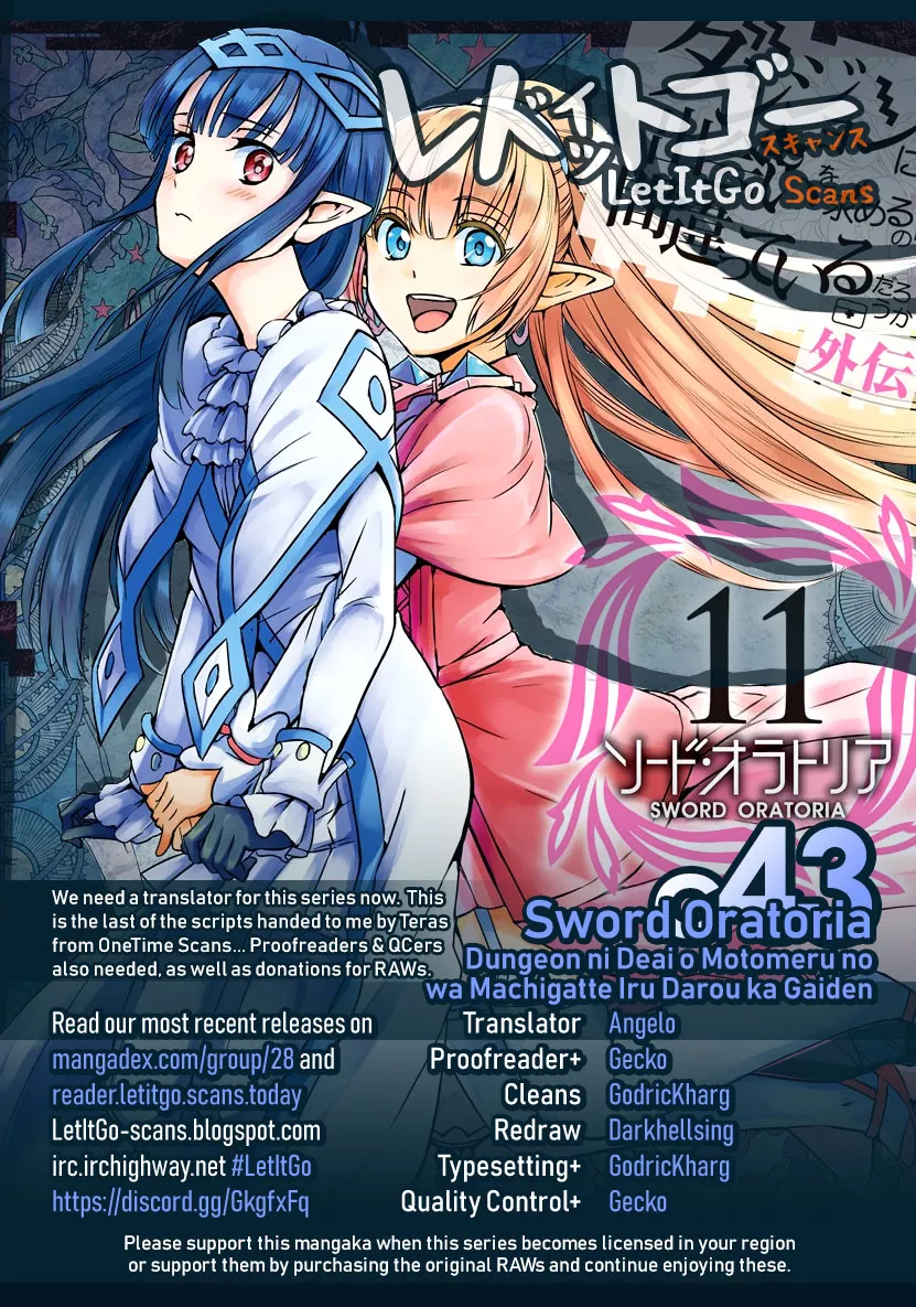 Read Dungeon ni Deai o Motomeru no wa Machigatte Iru Darou ka Gaiden – Sword Oratoria Chapter 43 - Healthy Day Online