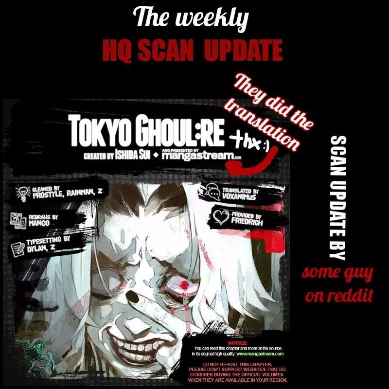 Read Tokyo Ghoul:re Chapter 173 Online