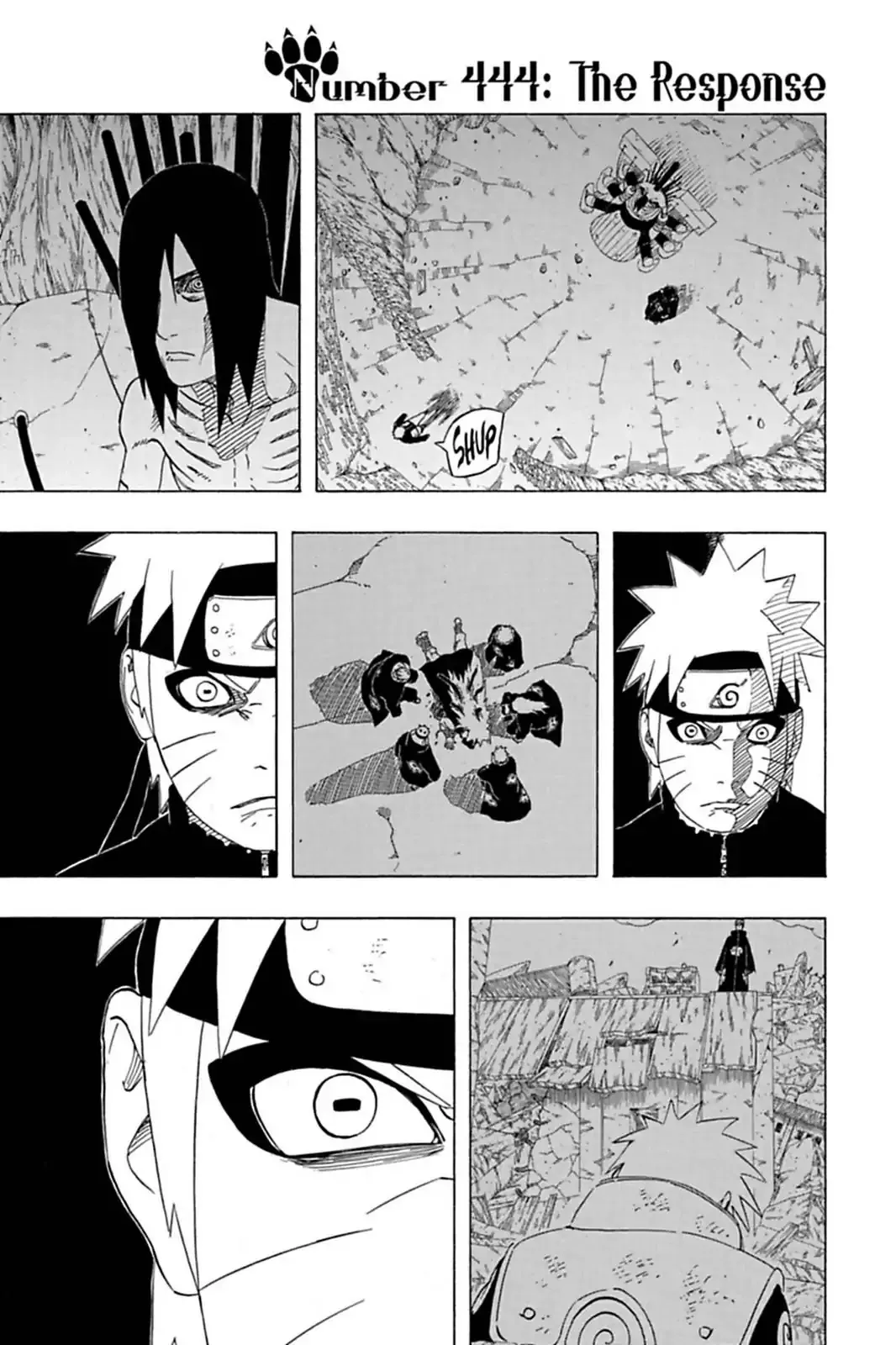 Read Naruto Chapter 444 - The Response Online