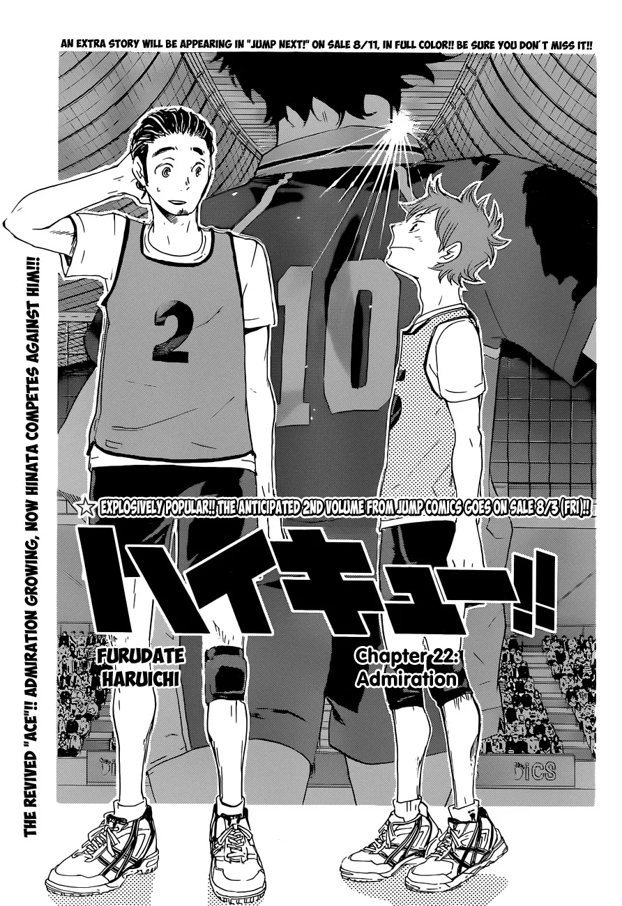 Read Haikyu!! Chapter 22 - Admiration Online