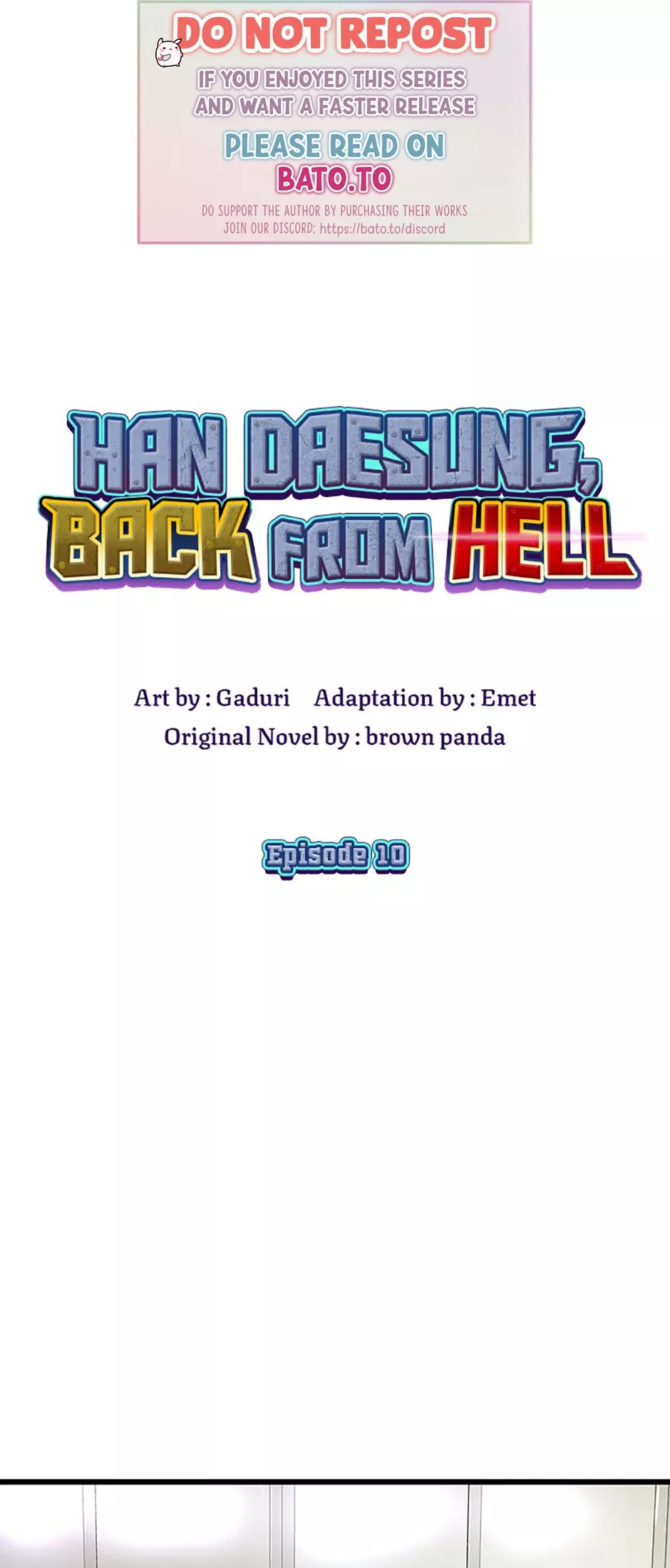 Read Han Daesung, Back From Hell Chapter 10 Online