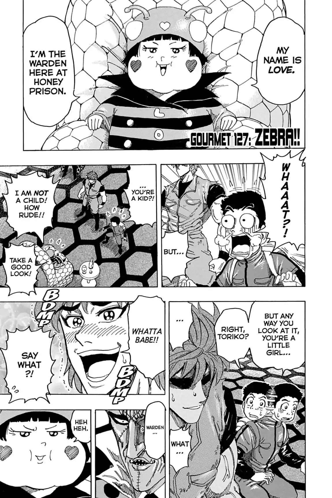 Read Toriko Chapter 127 - Vol.15 Gourmet 127: Zebra!! Online