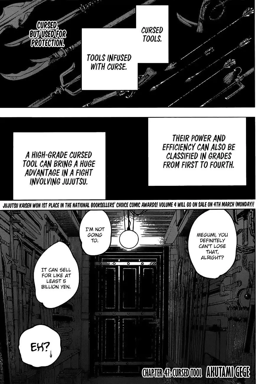 Read Jujutsu Kaisen Chapter 47 - Cursed Tool Online