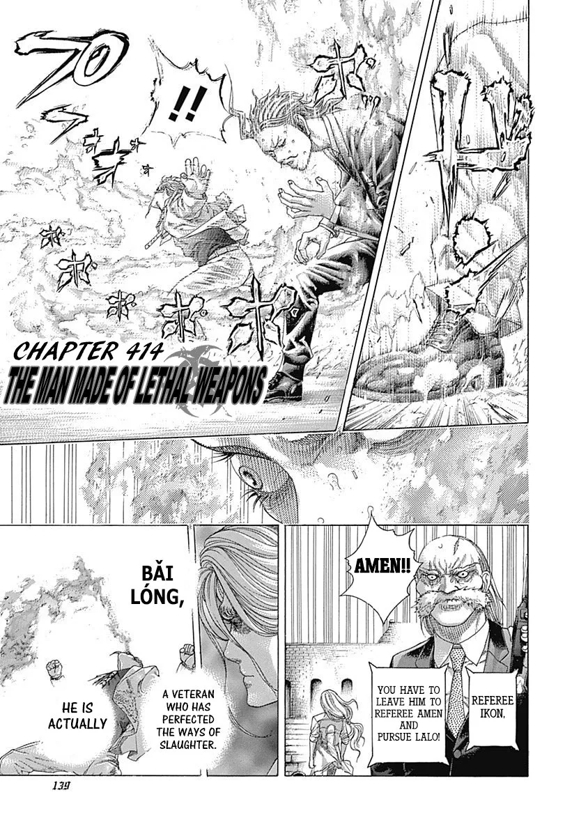 Read Usogui Chapter 414 - The Man Made Of Lethal Weapons Online