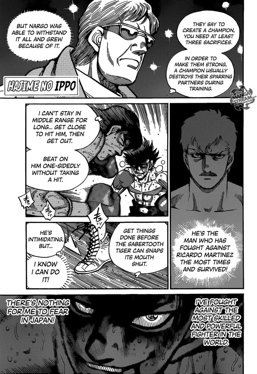 Read Hajime no Ippo Chapter 1089 - Sendo's True Weapon(Fixed) Online