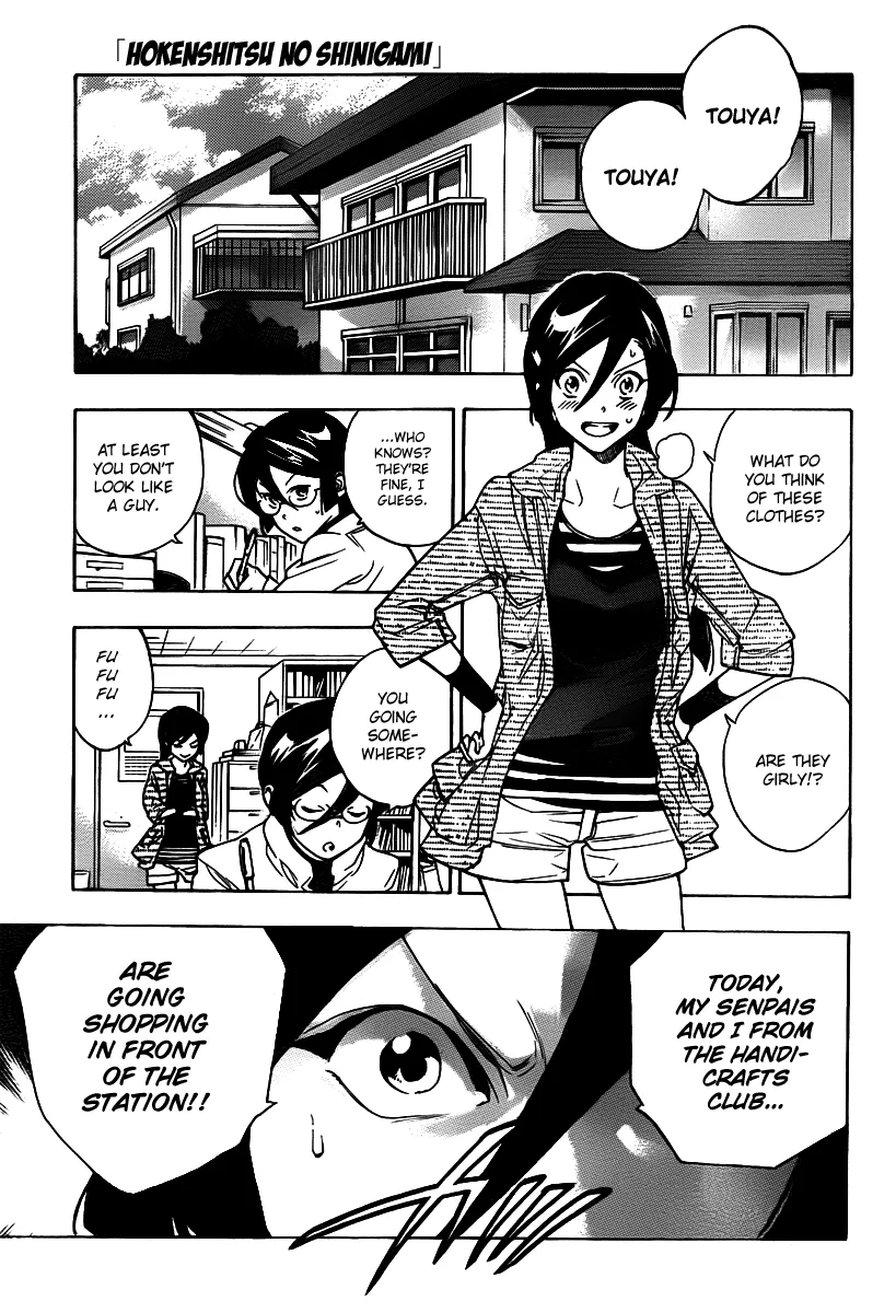 Read Hokenshitsu no Shinigami Chapter 24 - The Fake Fashion Leader Online