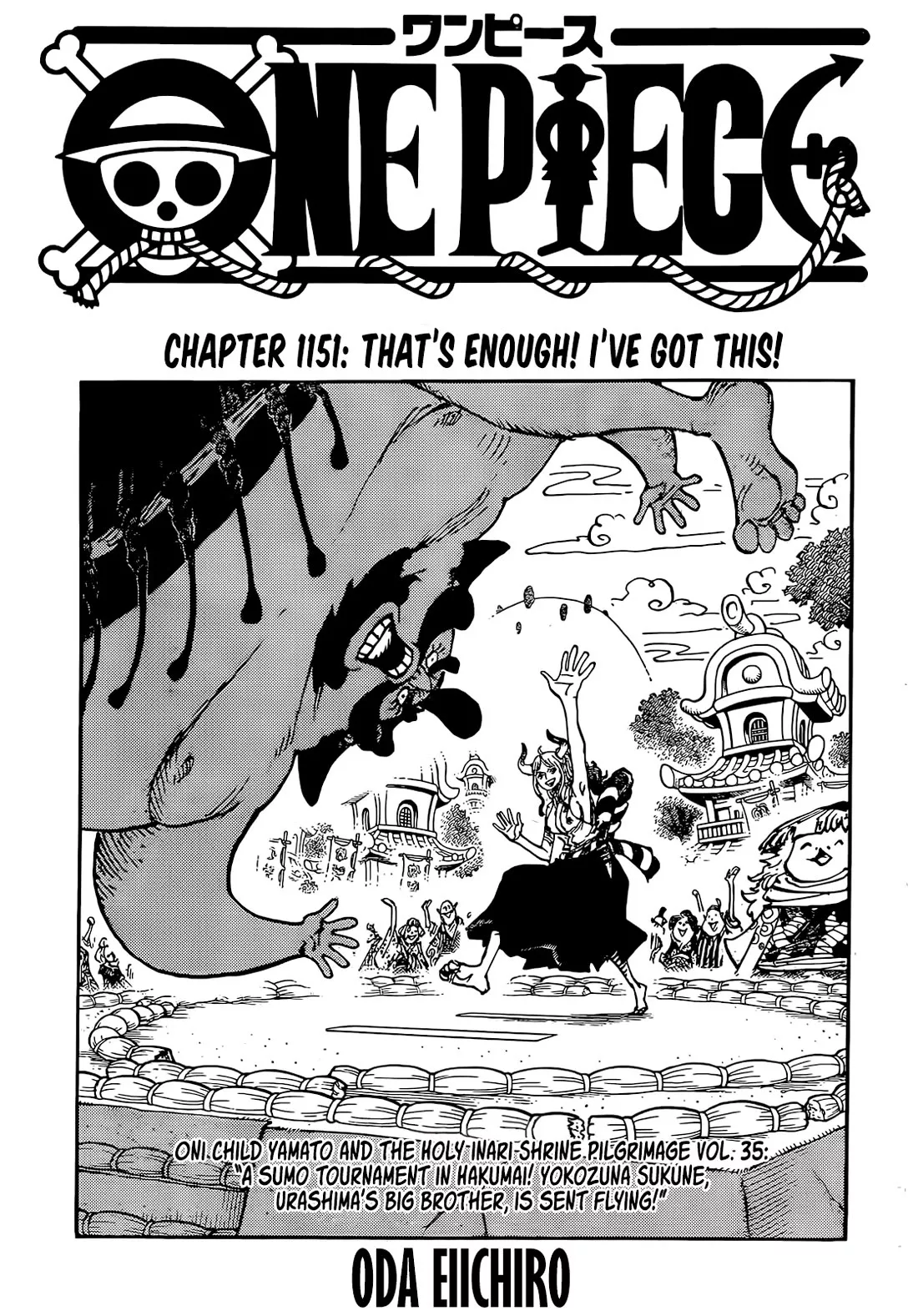Read One Piece Chapter 1151 - "That's enough! I've got this!" Online