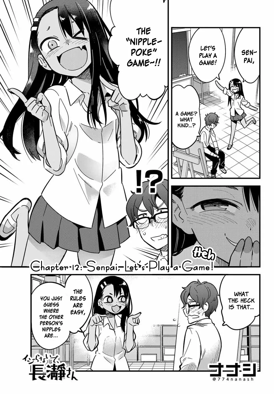 Read Please don’t bully me, Nagatoro Chapter 12 - Senpai, Let's Play A Game! Online