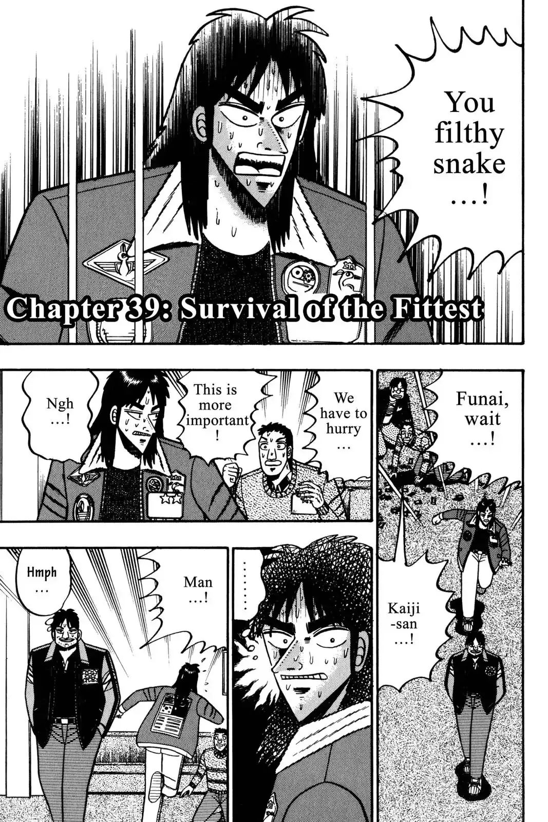 Read Gambling Apocalypse Kaiji – Kaiji Part 1 Chapter 39 - Survival Of The Fittest Online