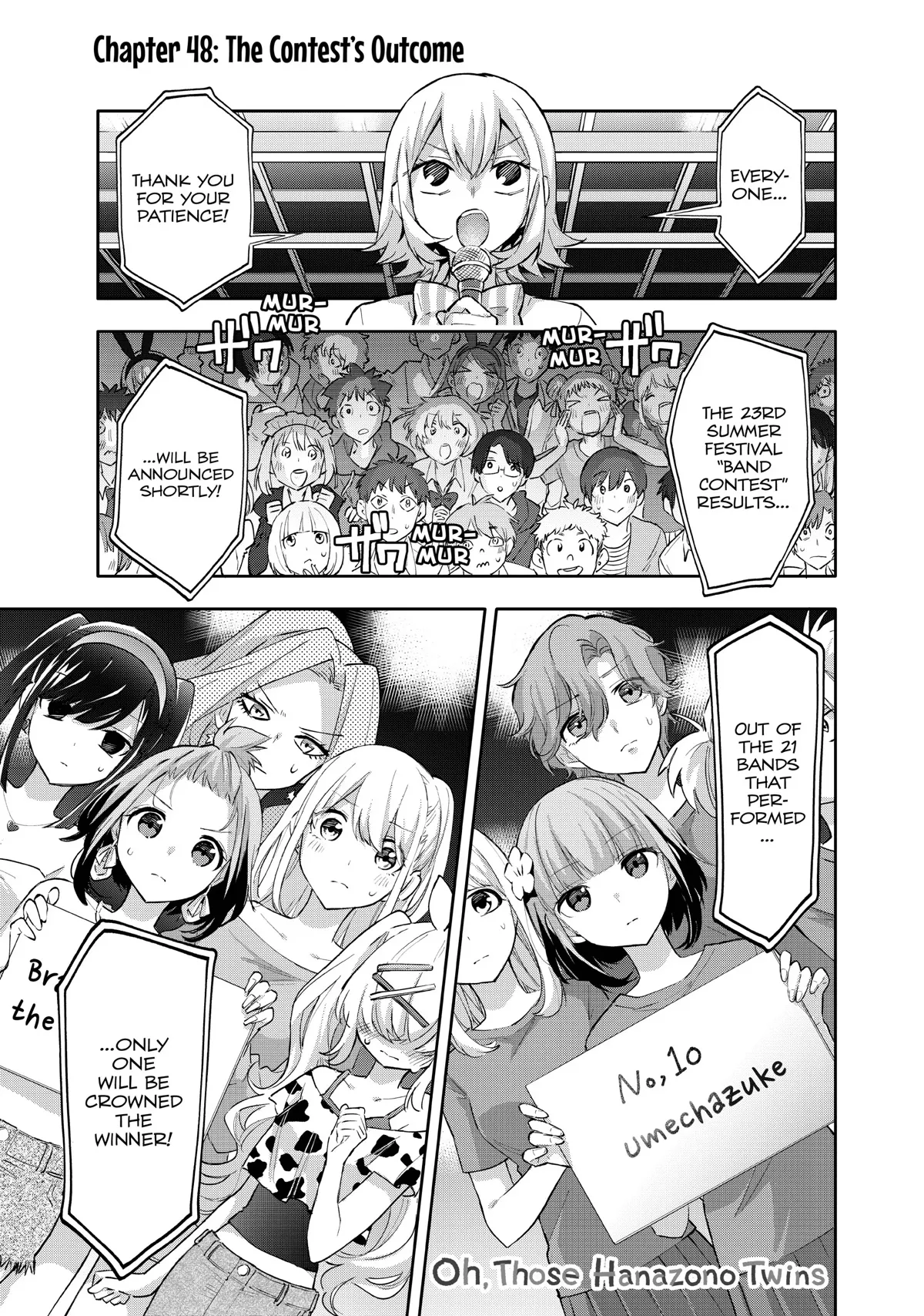 Read Hanazono-san Chi no Futago-chan Chapter 48 Online