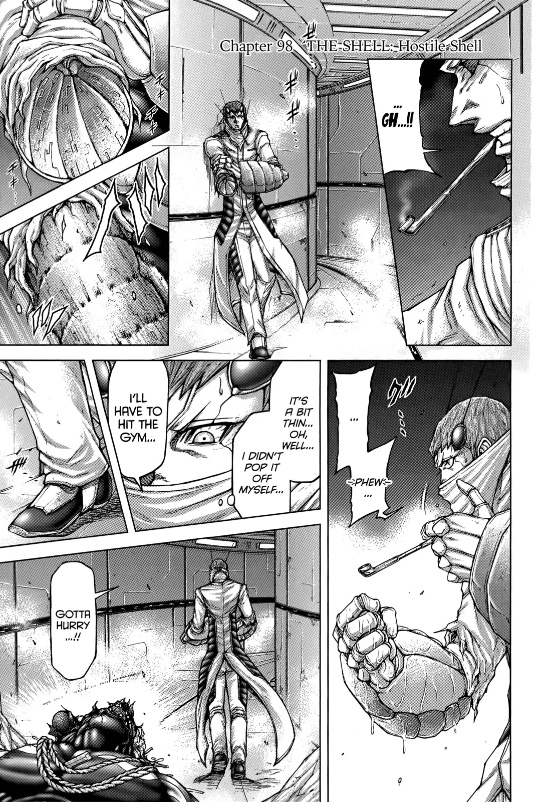Read Terra Formars Chapter 98 - THE SHELL Hostile Shell Online