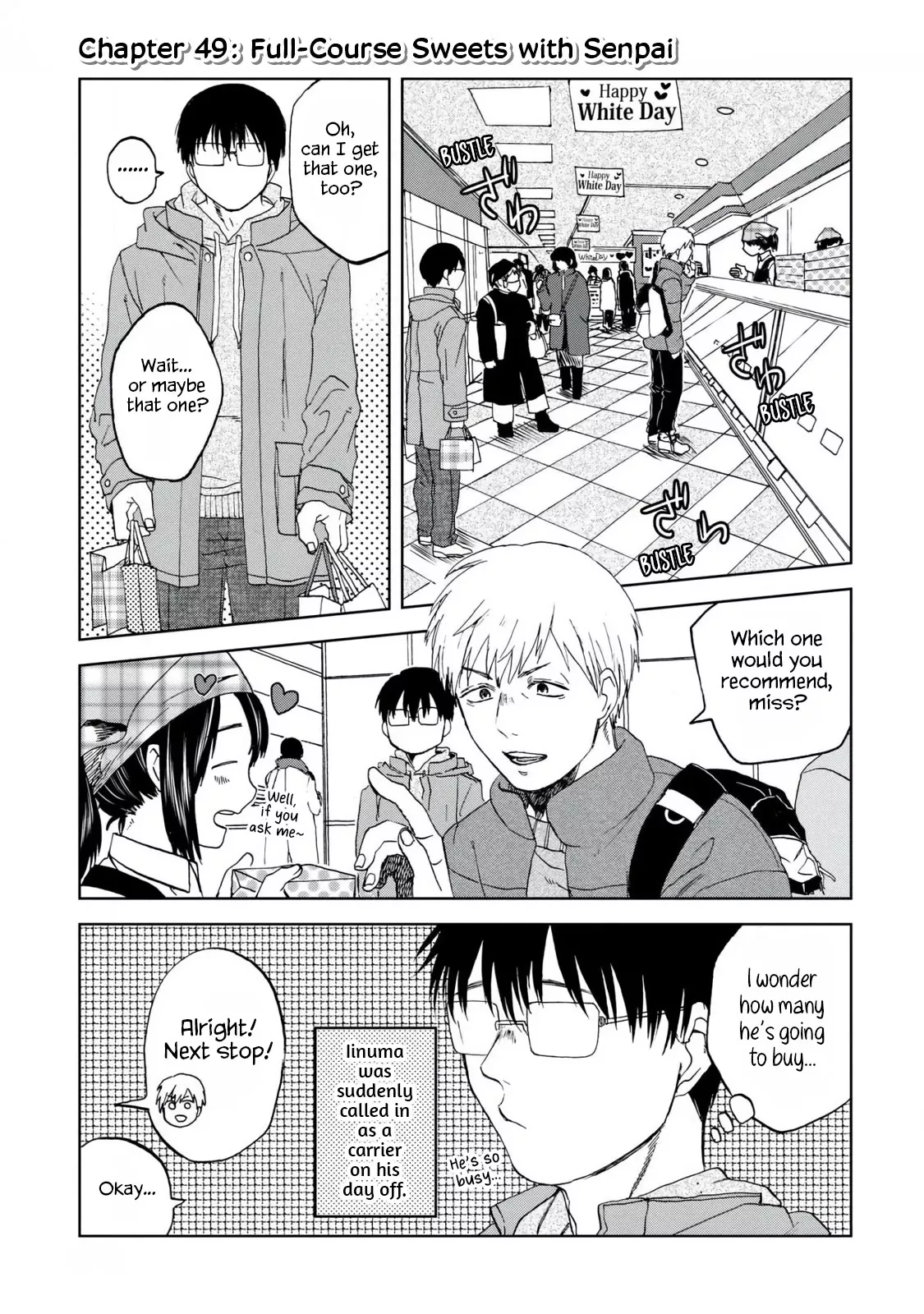 Read Meshinuma Chapter 49 - Full-Course Sweets with Senpai Online