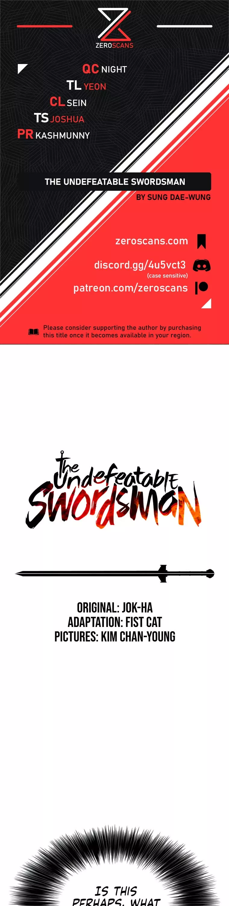 Read The Undefeatable Swordsman Chapter 134 Online