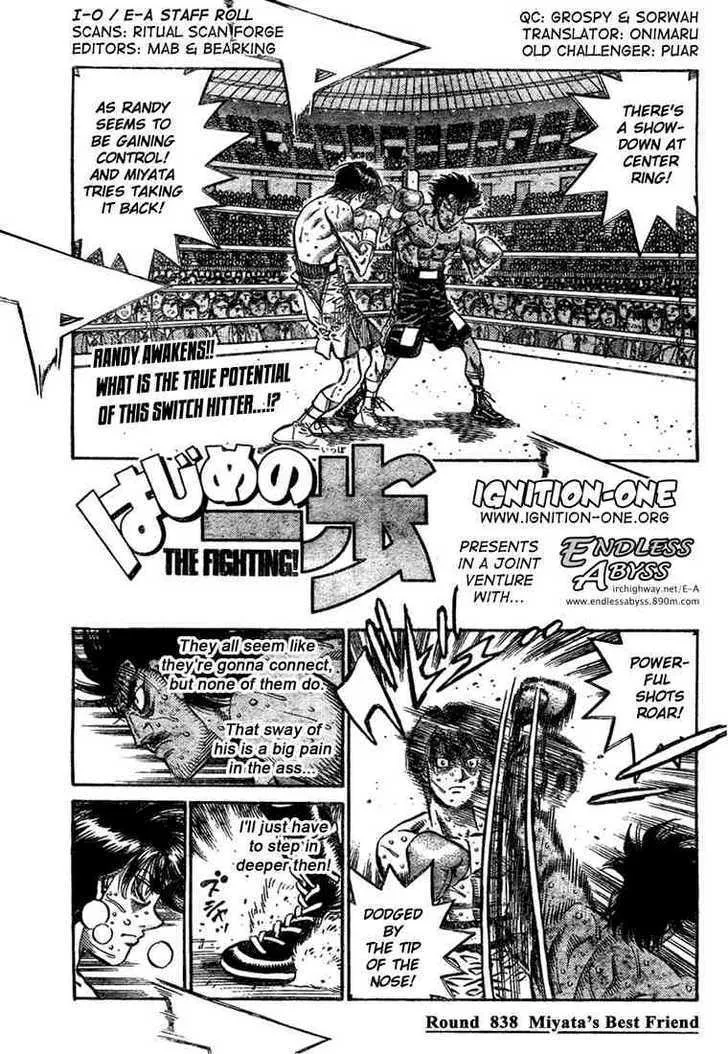 Read Hajime no Ippo Chapter 838 - Miyata's Best Friend Online