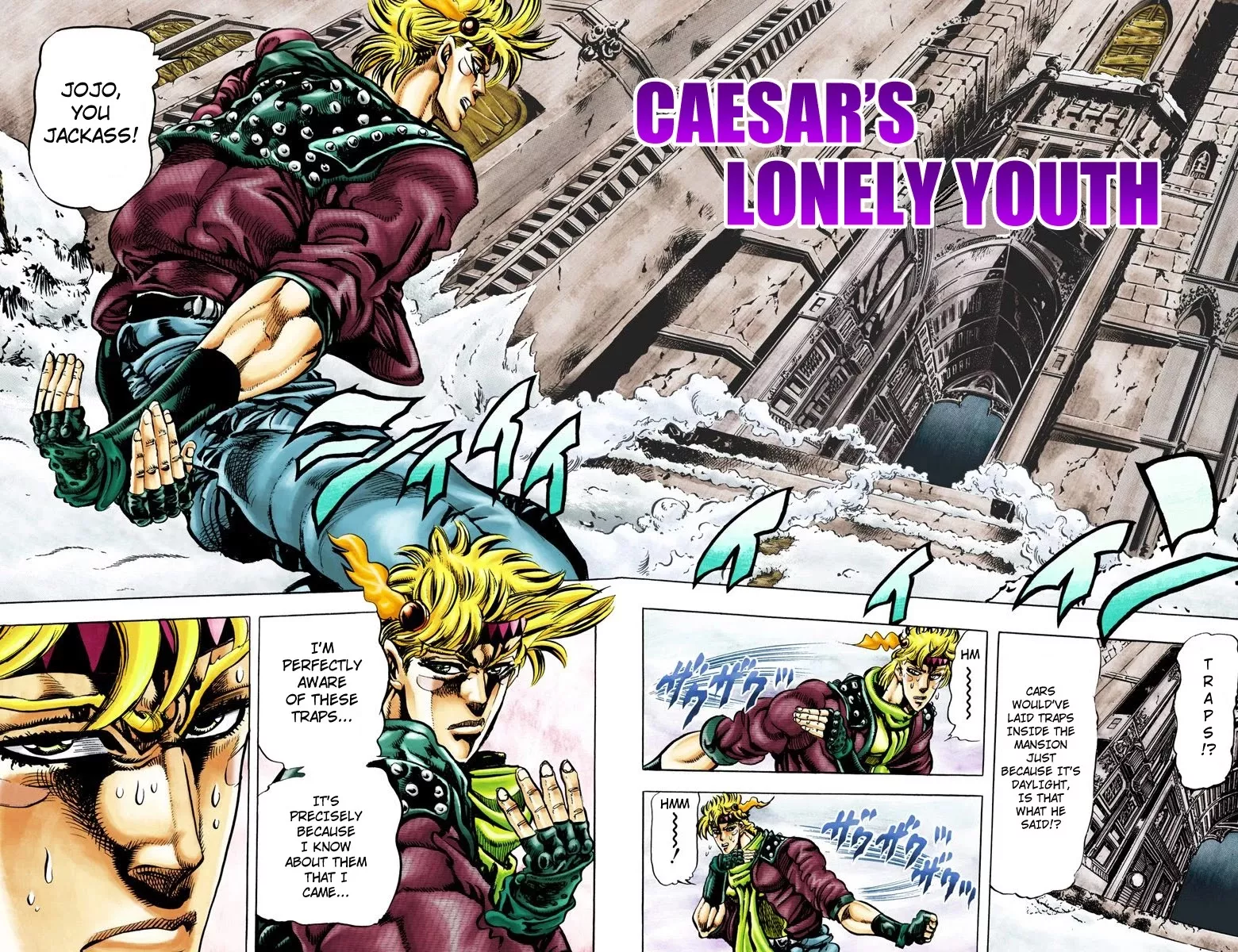 Read JoJo’s Bizarre Adventure Part 2: Battle Tendency Chapter 45 - Caesar's Lonely Youth Online