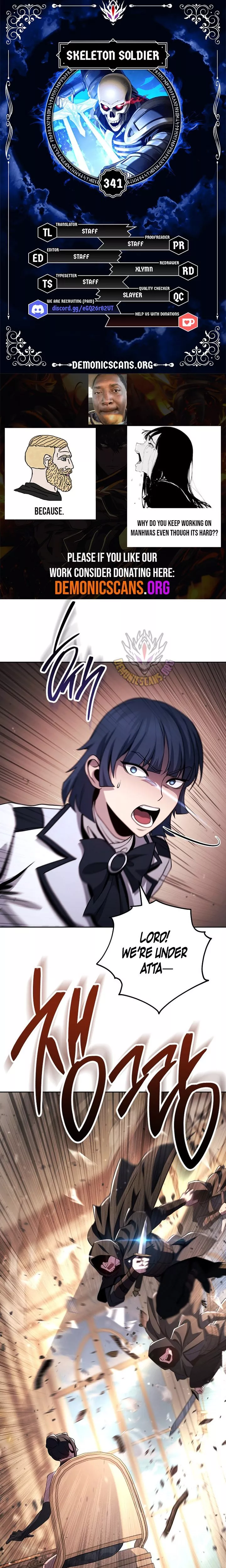 Read The Skeleton Soldier Failed to Defend the Dungeon Chapter 341 Online