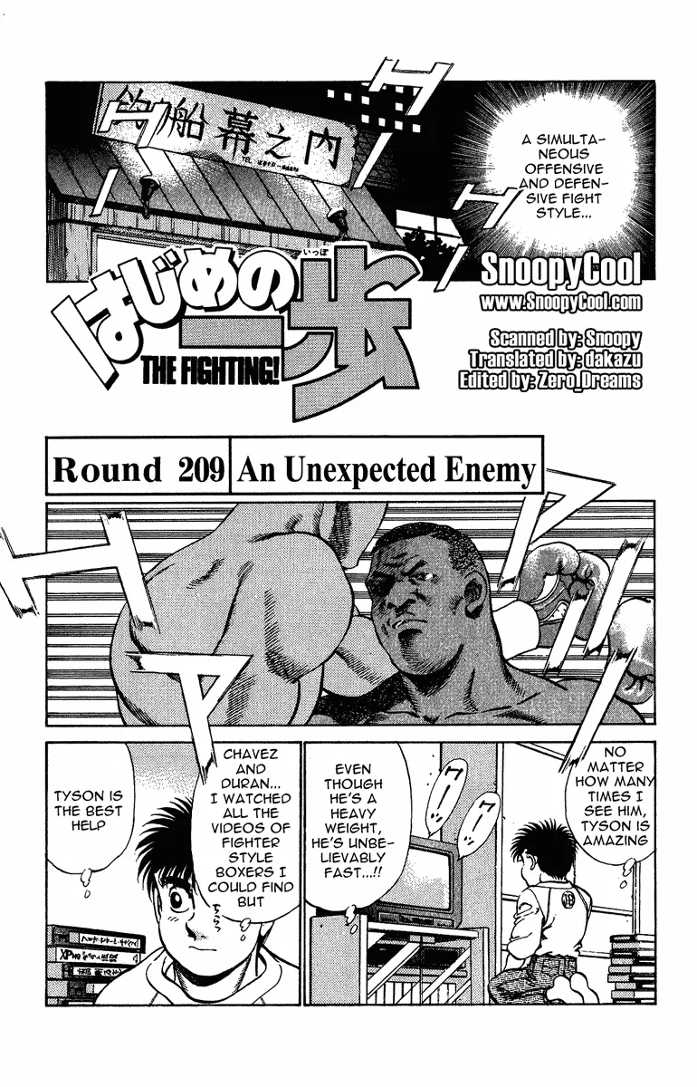 Read Hajime no Ippo Chapter 209 - An Unexpected Enemy Online