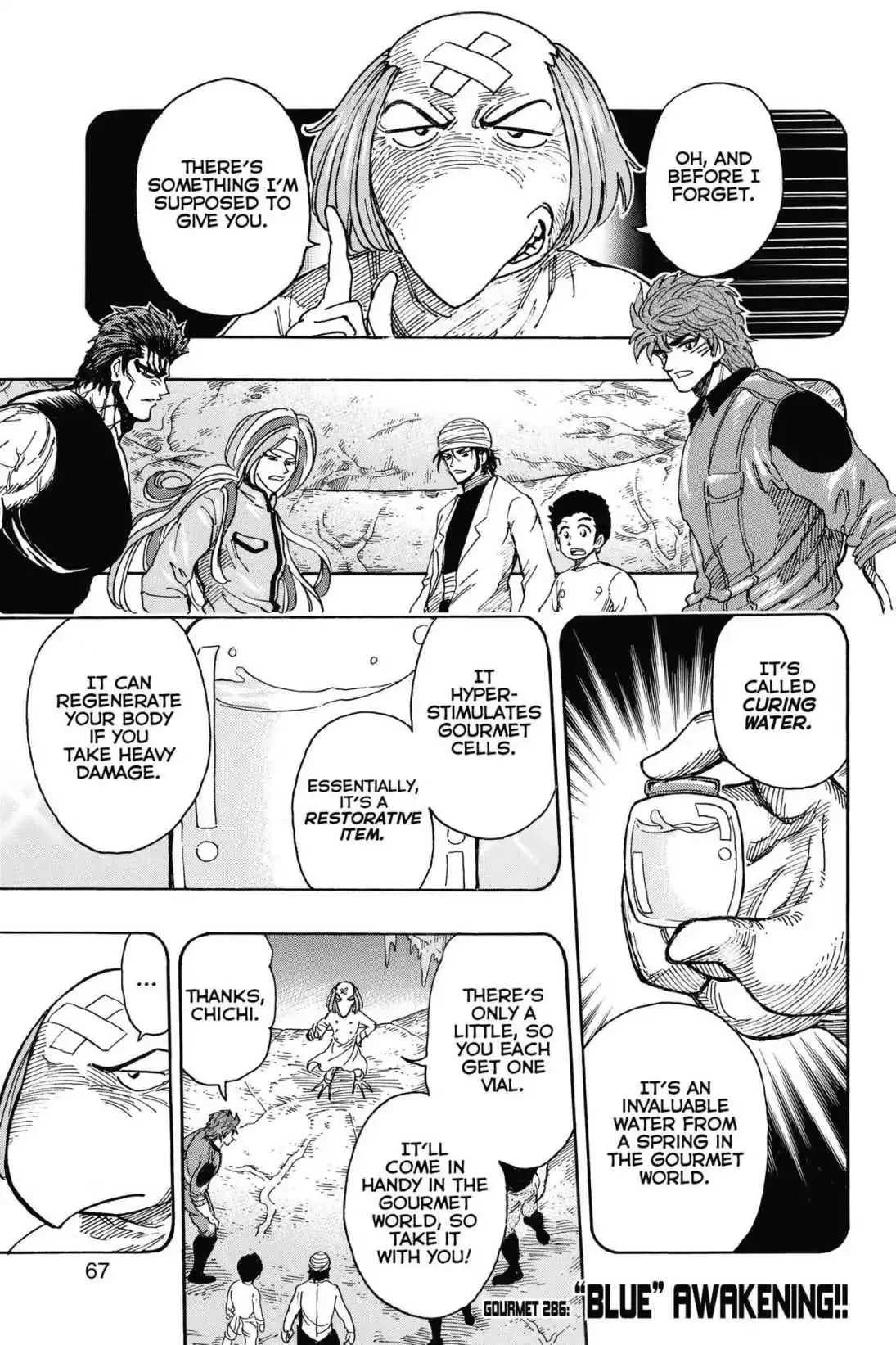 Read Toriko Chapter 286 - Vol.32 Gourmet 286: "Blue" Awakening!! Online