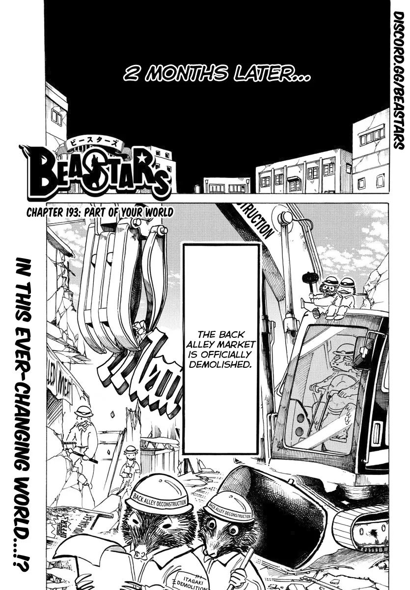 Read Beastars Chapter 193 - Part of Your World Online