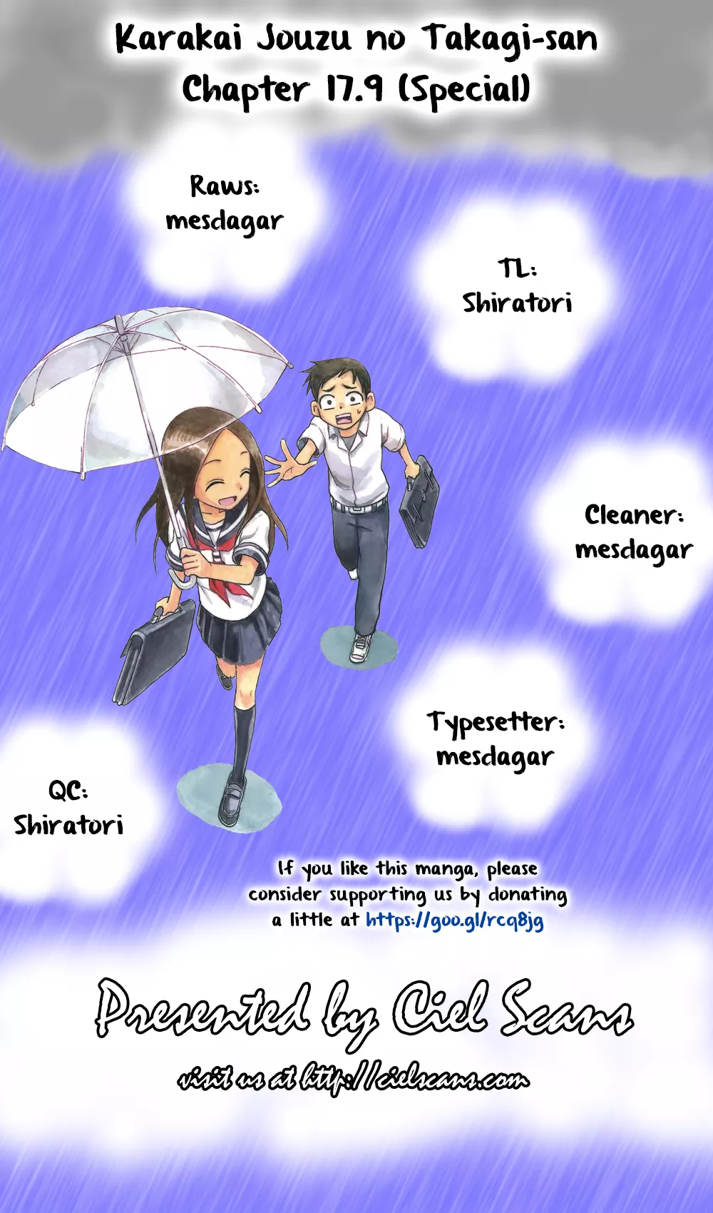 Read Karakai Jouzu no Takagi-san Chapter 17.7 - Special Online