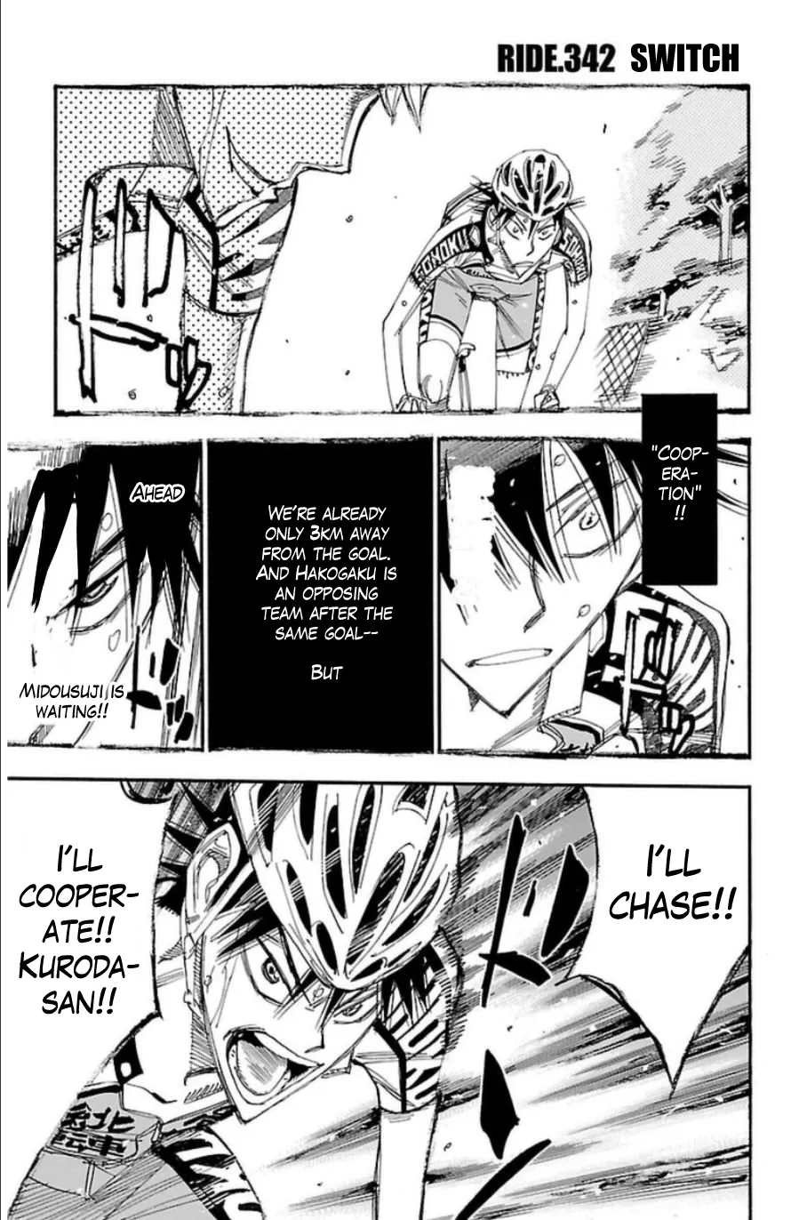 Read Yowamushi Pedal Chapter 342 - Switch Online