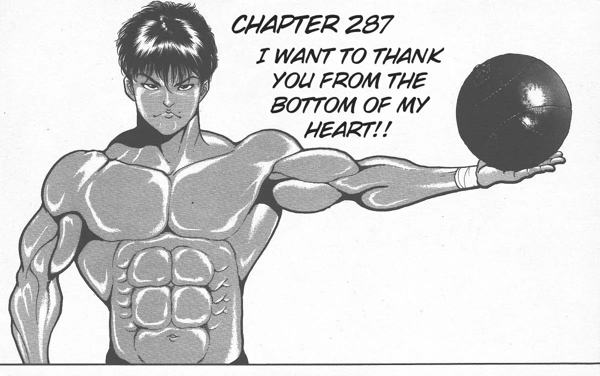 Read Grappler Baki Chapter 287 - I Want to Thank You From the Bottom of My Heart Online