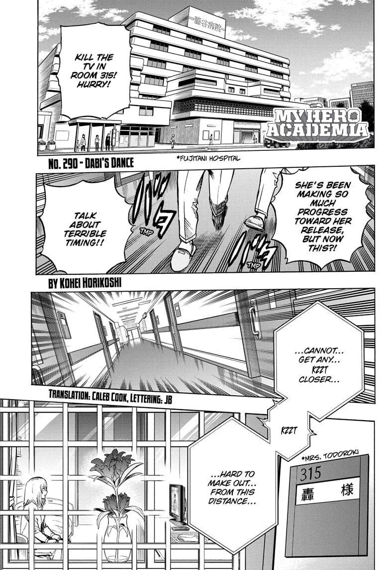 Read Boku no Hero Academia Chapter 290 Online