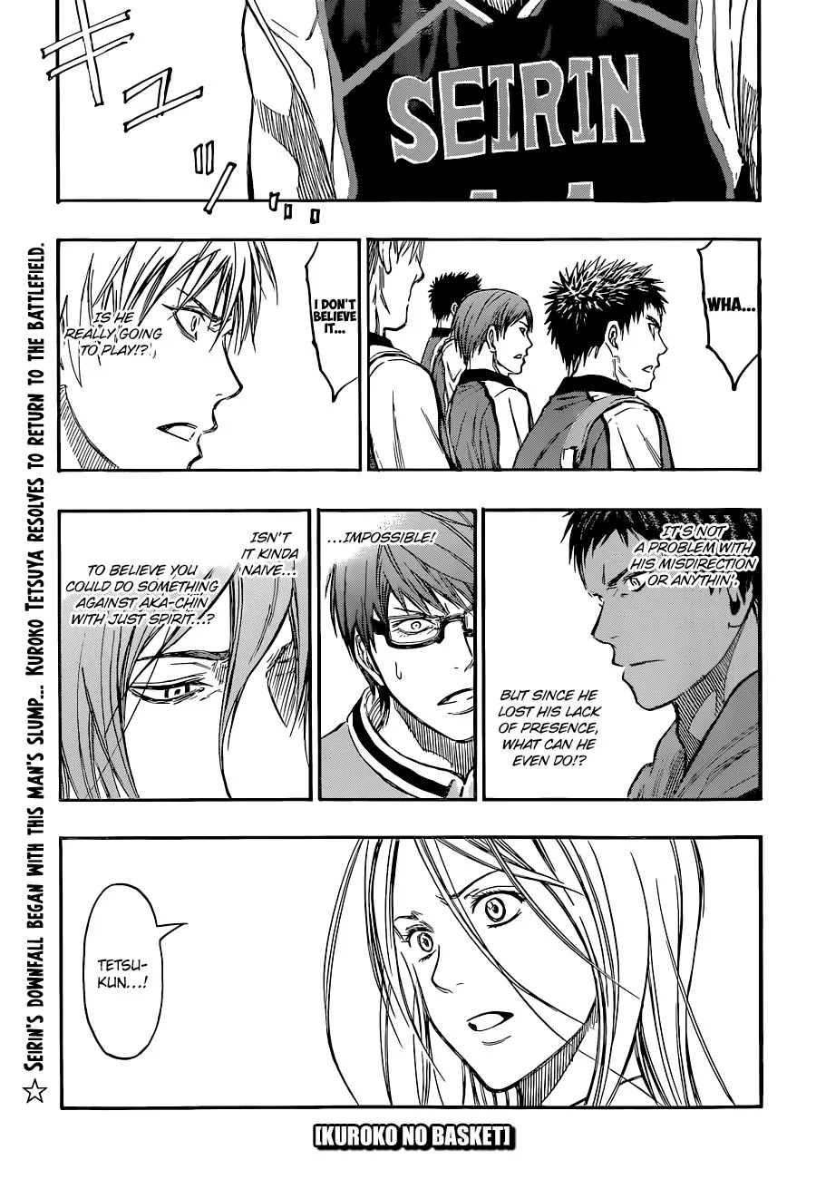 Read Kuroko no Basket Chapter 248 - I Don't Feel Like Surrendering It Yet Online