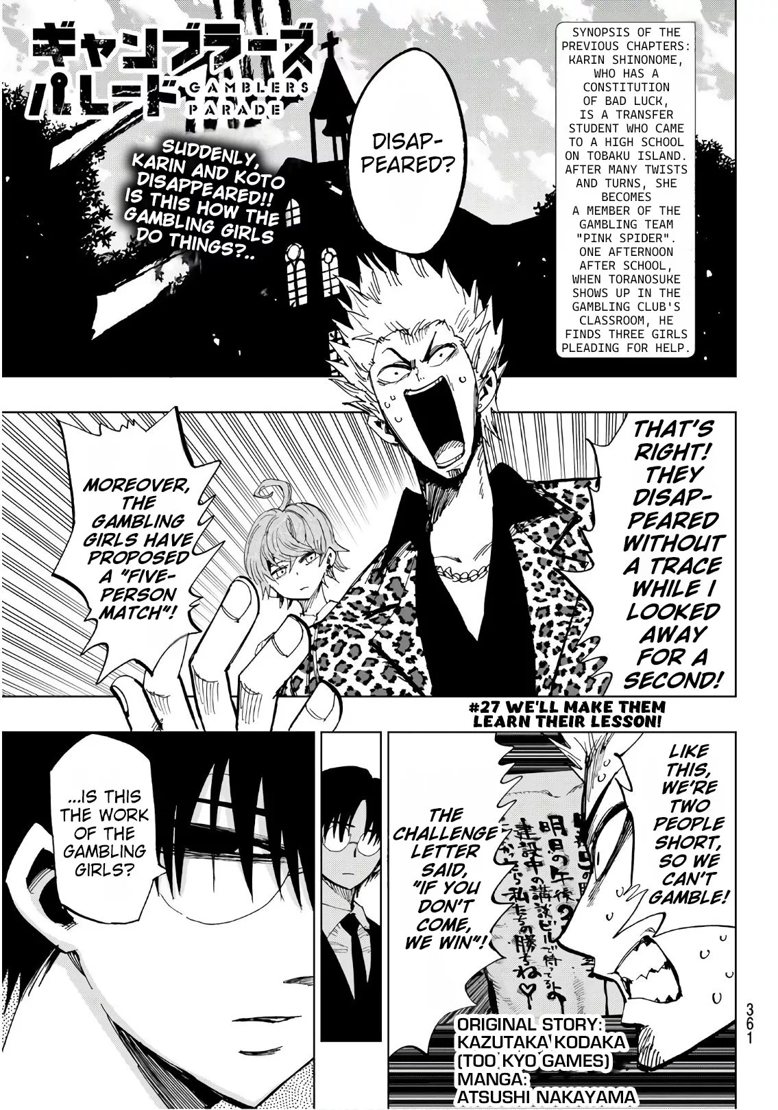 Read Gambler’s Parade Chapter 27 - We'll make them learn their lesson! Online
