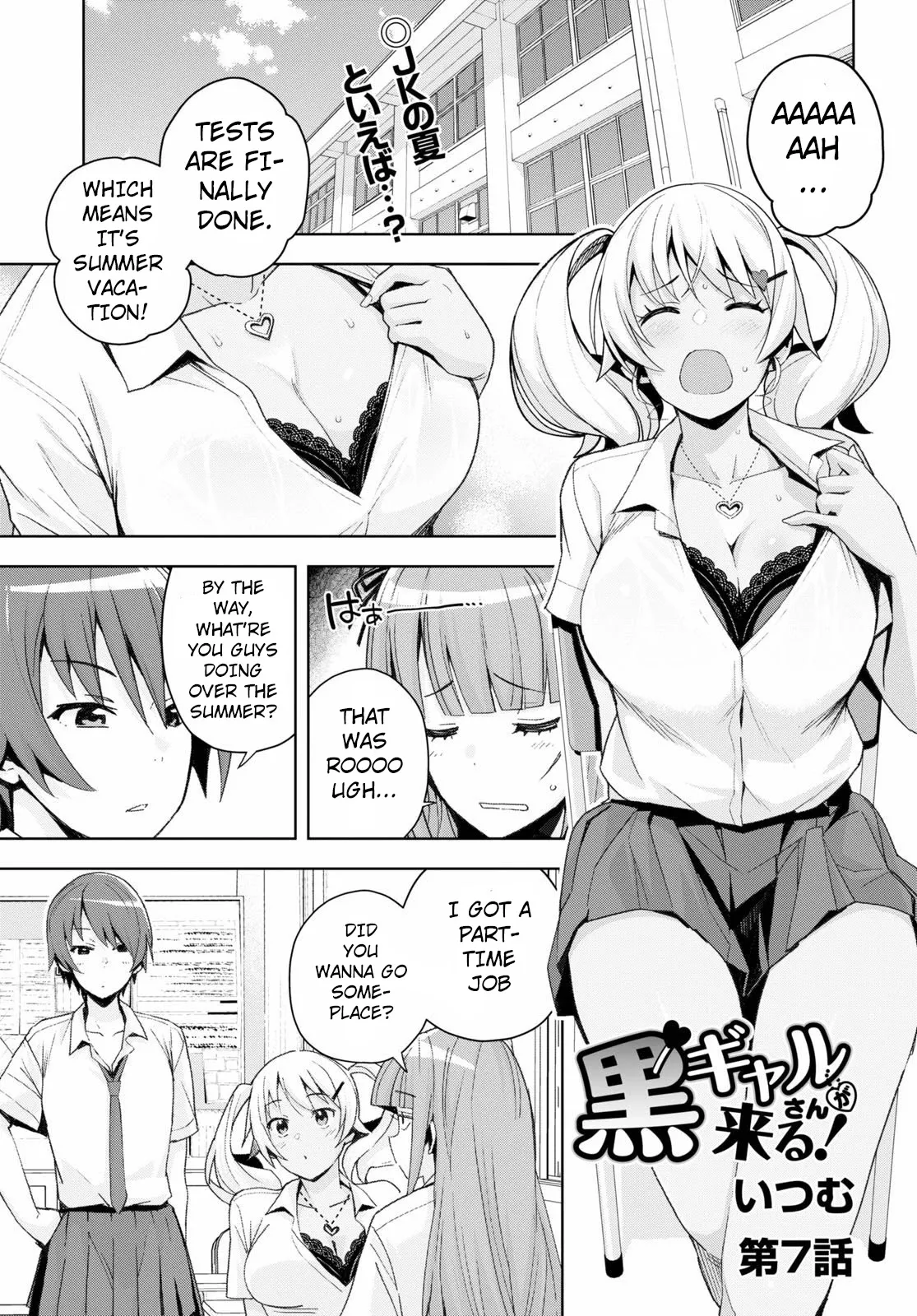 Read Kuro Gyaru-san ga Kuru! Chapter 7 - Part-Time Gig Online